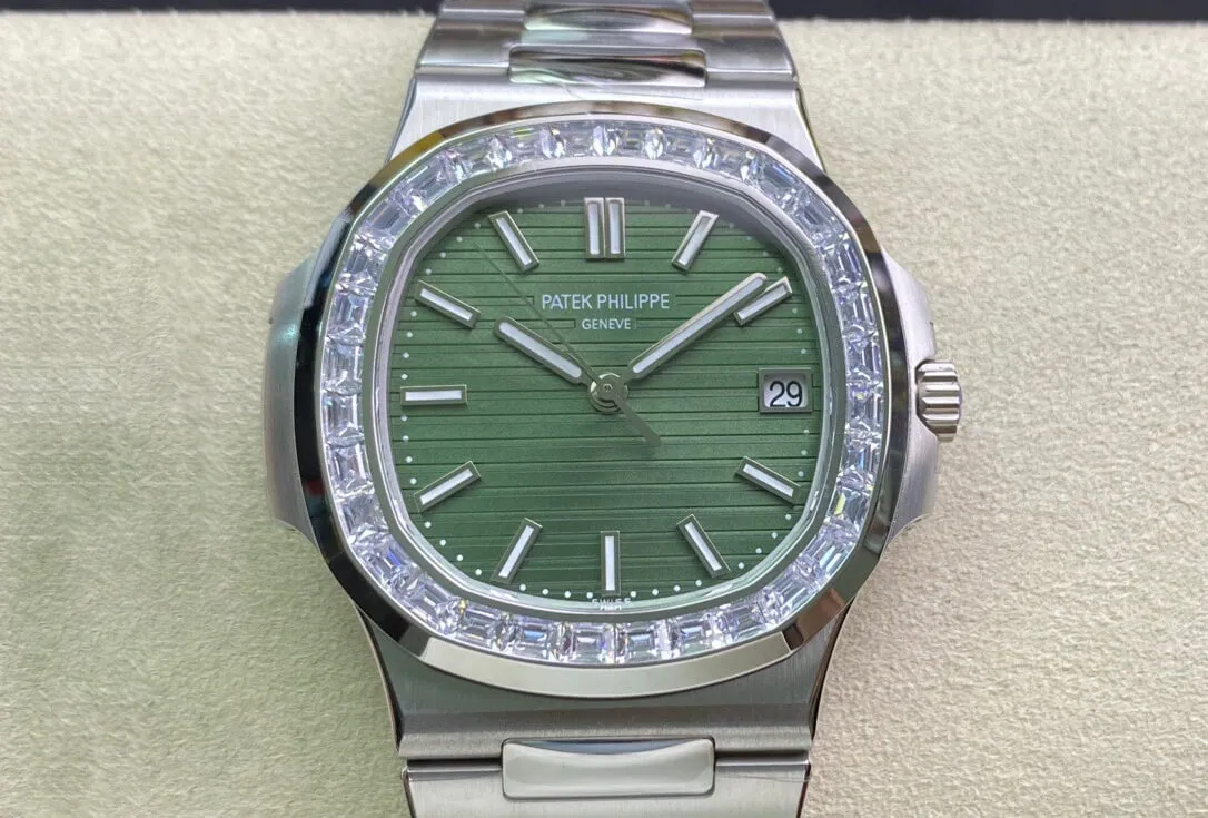 Patek Philippe Nautilus 5711 1300A-001 3K Factory 1:1 Best Edition Replica Watch Silver Strap