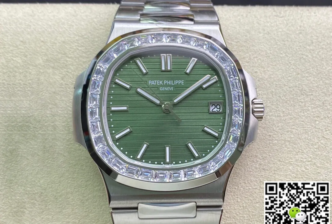 Patek Philippe Nautilus 5711 1300A-001 3K Factory 1:1 Best Edition Replica Watch Silver Strap
