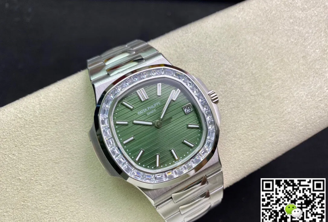 Patek Philippe Nautilus 5711 1300A-001 3K Factory 1:1 Best Edition Replica Watch Silver Strap