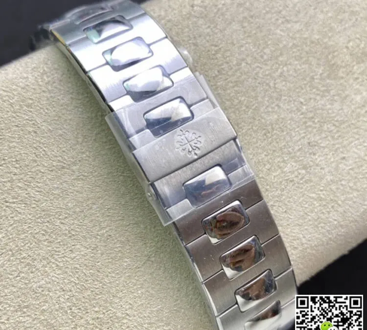 Patek Philippe Nautilus 5980 1A-019 3K Factory 1:1 Best Edition Replica Watch V2 Silver Strap