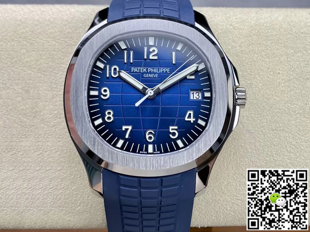 Patek Philippe Aquanaut 5168G-001 3K Factory 1:1 Best Edition Replica Watch V2 Version Blue Strap