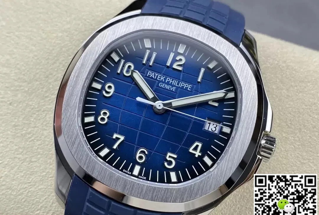 Patek Philippe Aquanaut 5168G-001 3K Factory 1:1 Best Edition Replica Watch V2 Version Blue Strap