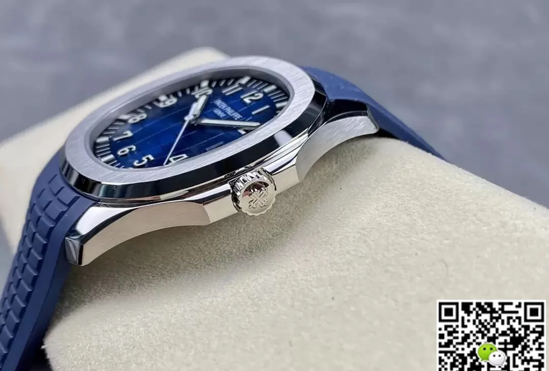 Patek Philippe Aquanaut 5168G-001 3K Factory 1:1 Best Edition Replica Watch V2 Version Blue Strap