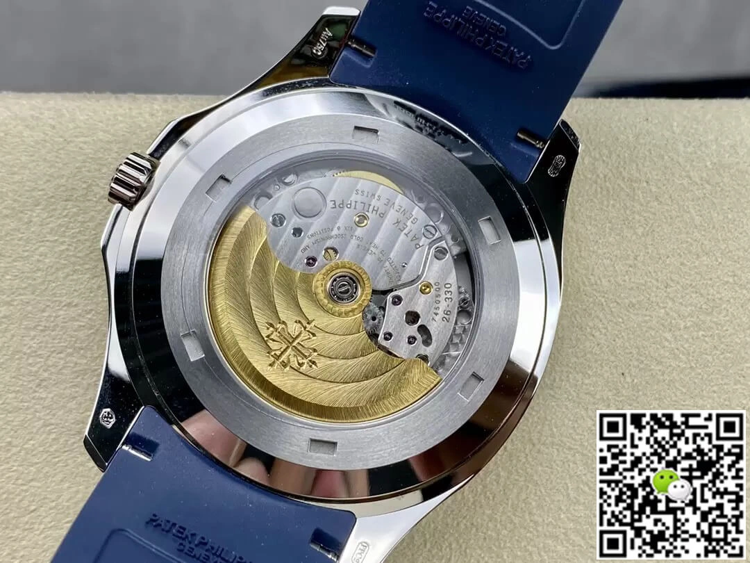 Patek Philippe Aquanaut 5168G-001 3K Factory 1:1 Best Edition Replica Watch V2 Version Blue Strap