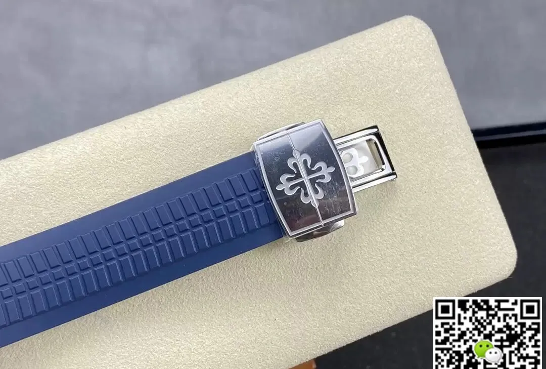 Patek Philippe Aquanaut 5168G-001 3K Factory 1:1 Best Edition Replica Watch V2 Version Blue Strap
