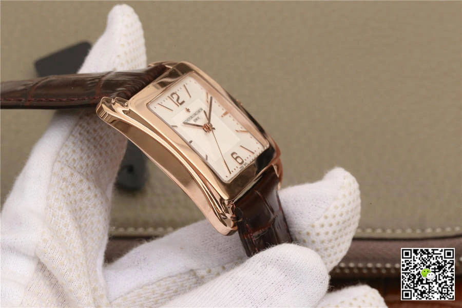 Vacheron Constantin Historiques 86300 000R-9826 GS Factory 1:1 Best Edition Replica Watch Brown Leather Strap