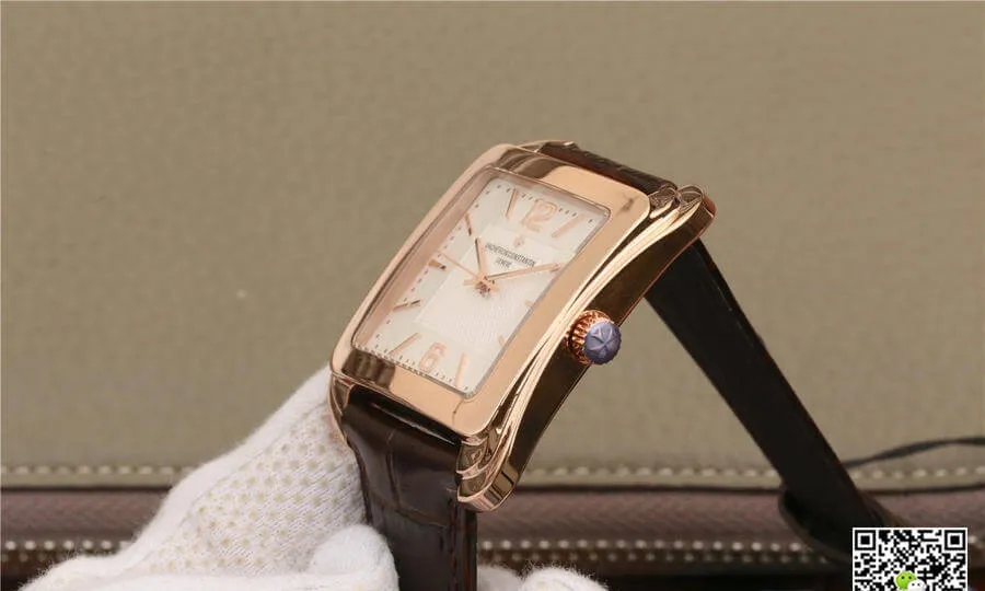 Vacheron Constantin Historiques 86300 000R-9826 GS Factory 1:1 Best Edition Replica Watch Brown Leather Strap