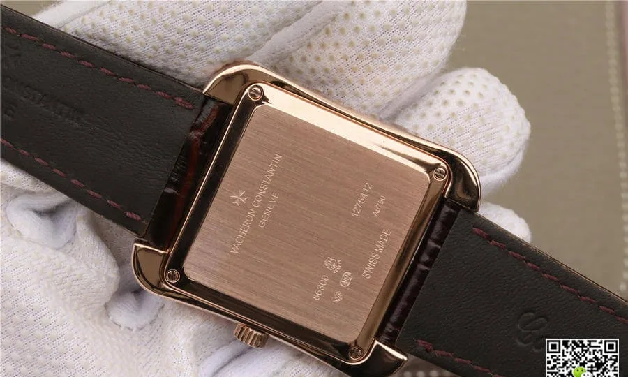 Vacheron Constantin Historiques 86300 000R-9826 GS Factory 1:1 Best Edition Replica Watch Brown Leather Strap