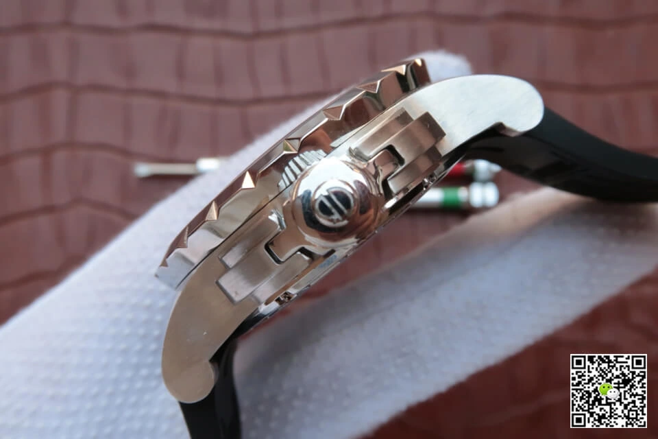 Roger Dubuis Hommage Tourbillon JB Factory 1:1 Best Edition Replica Watch Black Strap