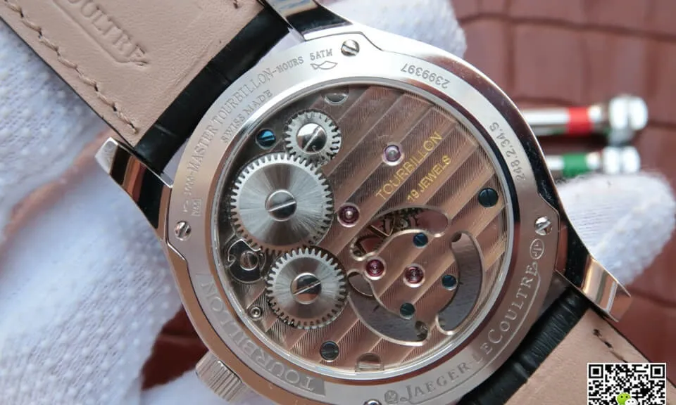 Roger Dubuis Hommage Tourbillon JB Factory 1:1 Best Edition Replica Watch Black Strap