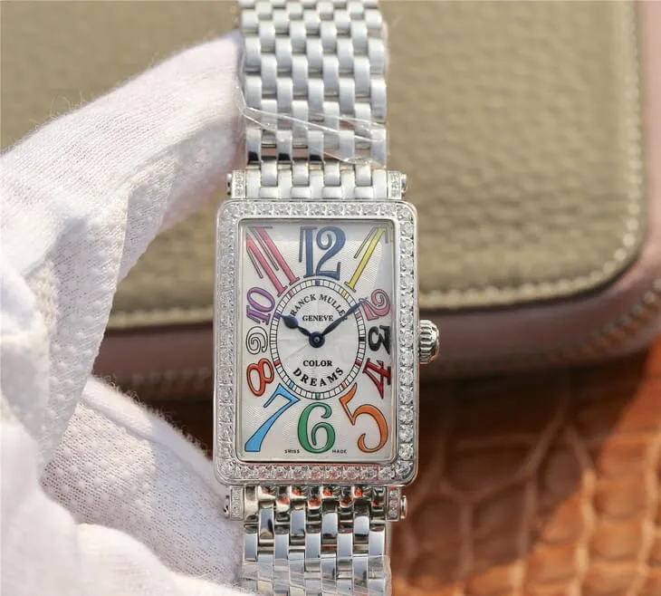 Franck Muller LONG ISLAND 952 Ladies ABF Factory 1:1 Best Edition Replica Watch Silvery Strap