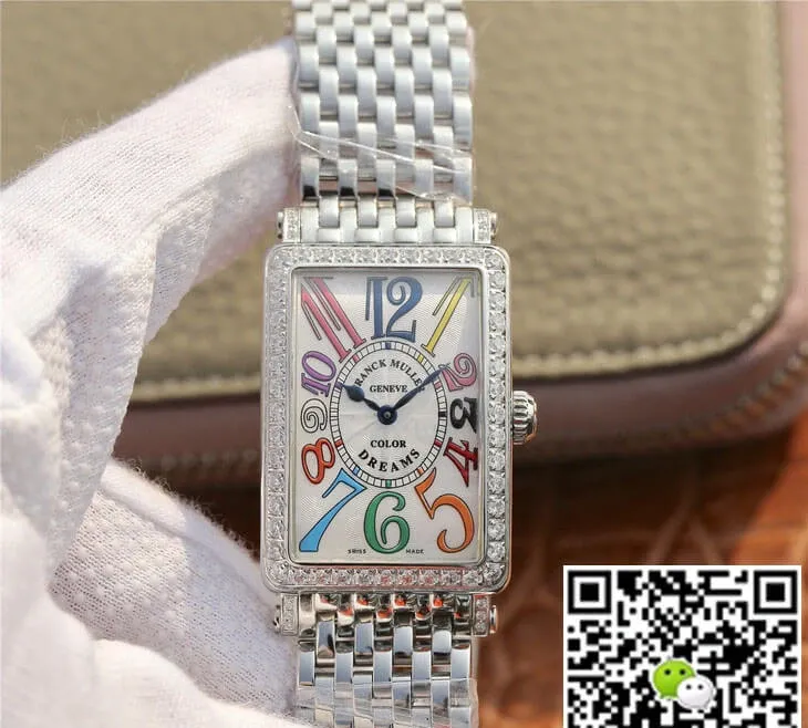 Franck Muller LONG ISLAND 952 Ladies ABF Factory 1:1 Best Edition Replica Watch Silvery Strap