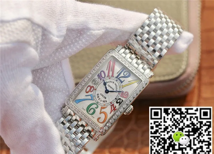 Franck Muller LONG ISLAND 952 Ladies ABF Factory 1:1 Best Edition Replica Watch Silvery Strap
