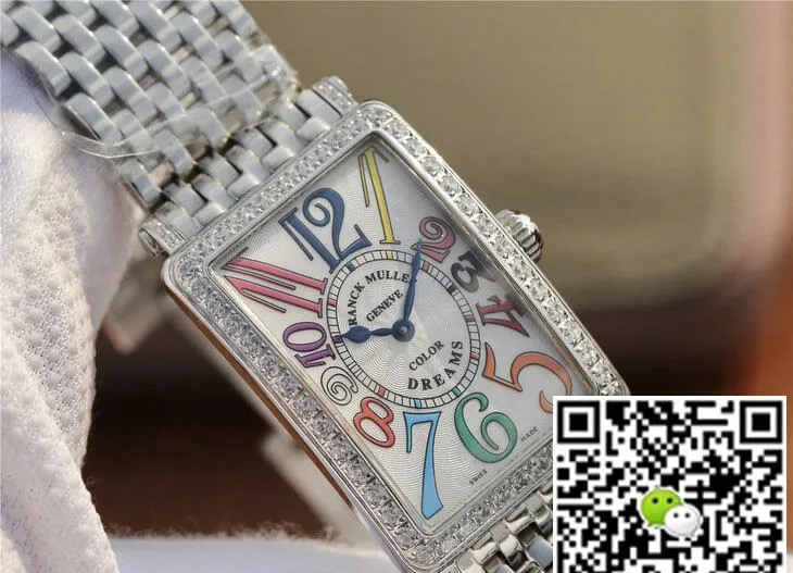 Franck Muller LONG ISLAND 952 Ladies ABF Factory 1:1 Best Edition Replica Watch Silvery Strap