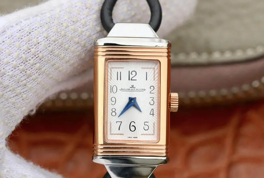 Jaeger LeCoultre Reverso 3264520 MG Factory 1:1 Best Edition Replica Watch Black Strap