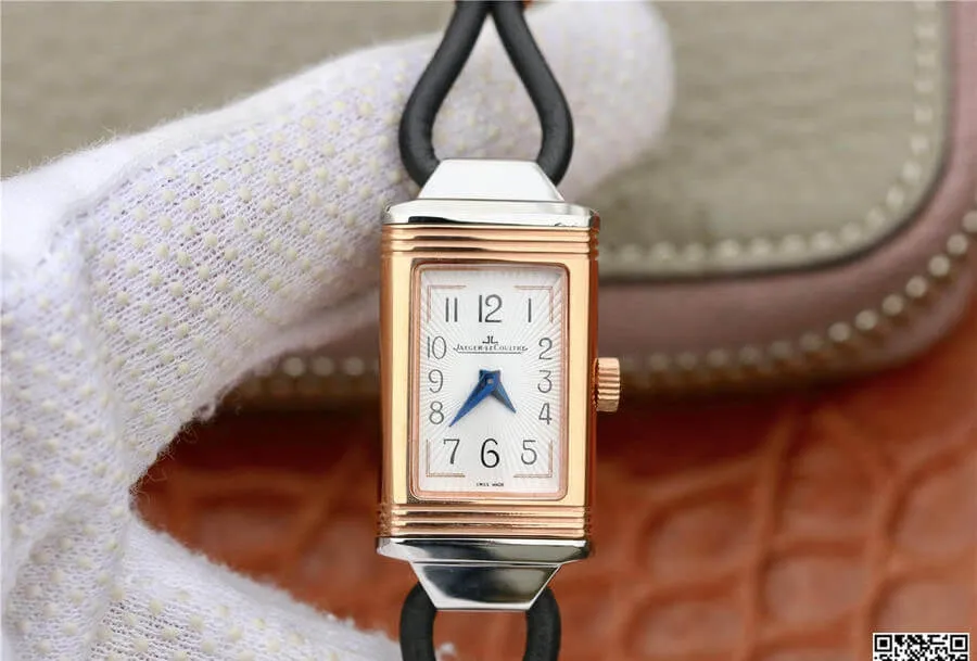 Jaeger LeCoultre Reverso 3264520 MG Factory 1:1 Best Edition Replica Watch Black Strap