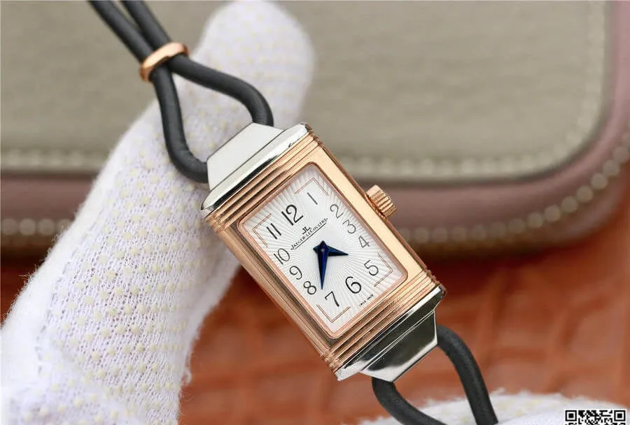 Jaeger LeCoultre Reverso 3264520 MG Factory 1:1 Best Edition Replica Watch Black Strap
