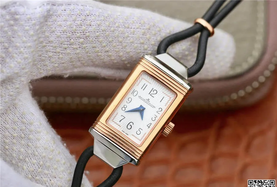 Jaeger LeCoultre Reverso 3264520 MG Factory 1:1 Best Edition Replica Watch Black Strap