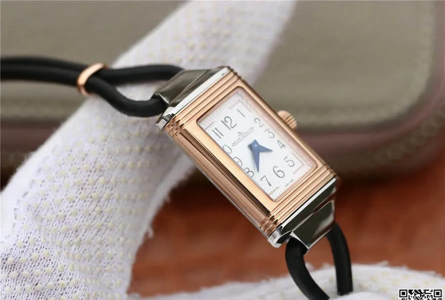 Jaeger LeCoultre Reverso 3264520 MG Factory 1:1 Best Edition Replica Watch Black Strap