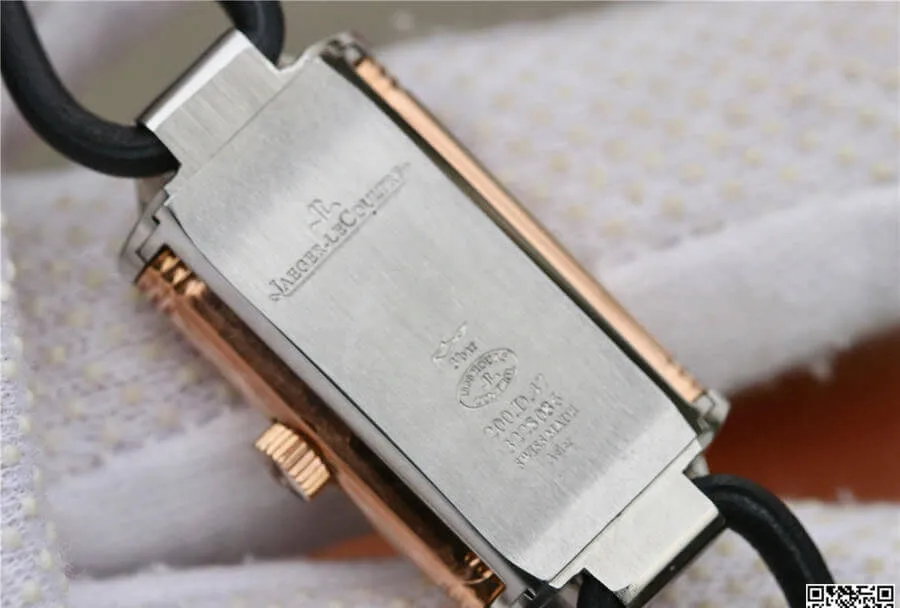 Jaeger LeCoultre Reverso 3264520 MG Factory 1:1 Best Edition Replica Watch Black Strap