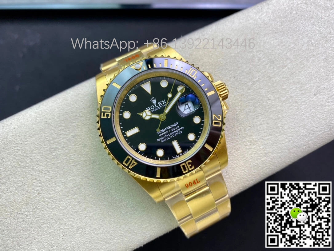 Rolex Submariner M126618LN-0002 41MM VS Factory 1:1 Best Edition Replica Watch Yellow Gold Strap