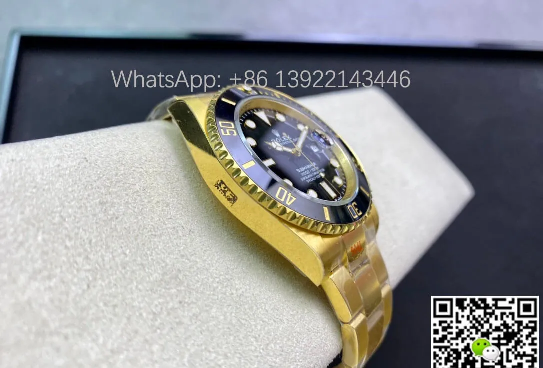 Rolex Submariner M126618LN-0002 41MM VS Factory 1:1 Best Edition Replica Watch Yellow Gold Strap