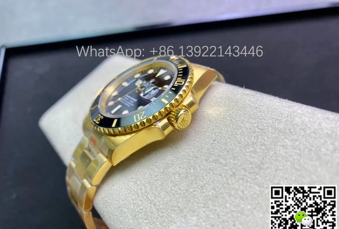 Rolex Submariner M126618LN-0002 41MM VS Factory 1:1 Best Edition Replica Watch Yellow Gold Strap