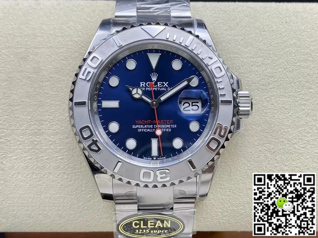 Rolex Yacht Master M126622-0002 Clean Factory 1:1 Best Edition Replica Watch Stainless Steel Strap