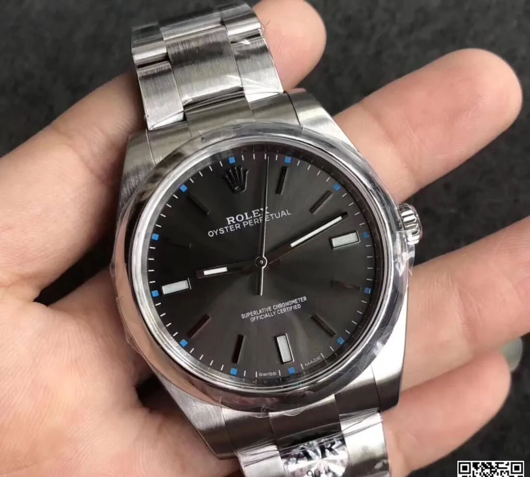 Rolex Oyster Perpetual 114300 39MM AR Factory 1:1 Best Edition Replica Watch Stainless Steel
