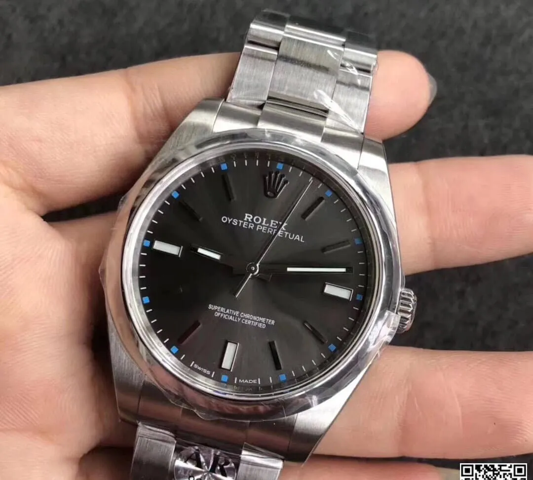 Rolex Oyster Perpetual 114300 39MM AR Factory 1:1 Best Edition Replica Watch Stainless Steel