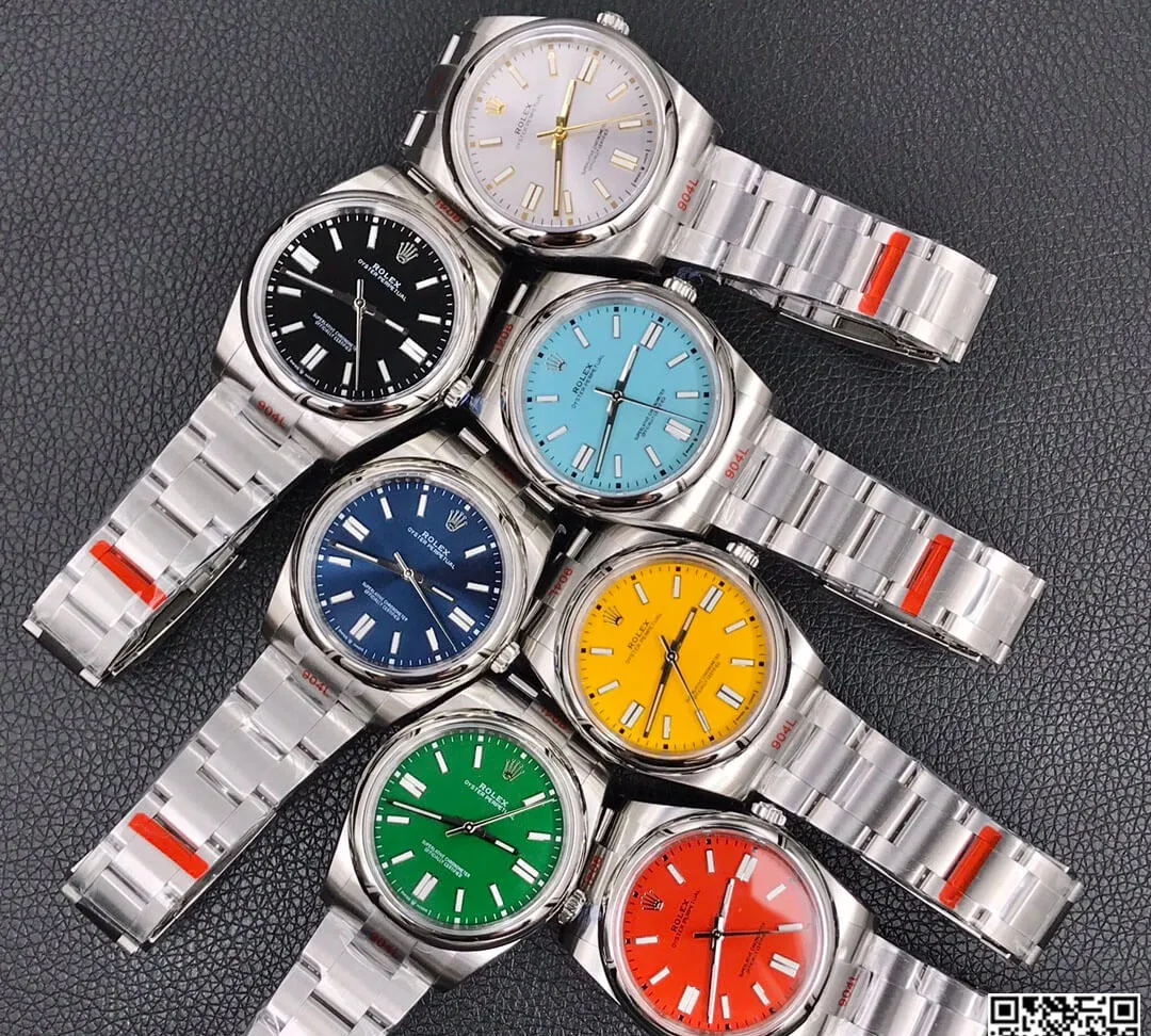 Rolex Oyster Perpetual M124300-0003 41MM EW Factory 1:1 Best Edition Replica Watch Blue Dial