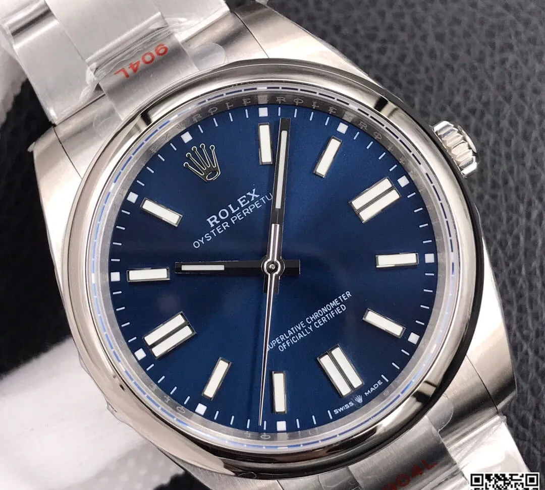 Rolex Oyster Perpetual M124300-0003 41MM EW Factory 1:1 Best Edition Replica Watch Blue Dial