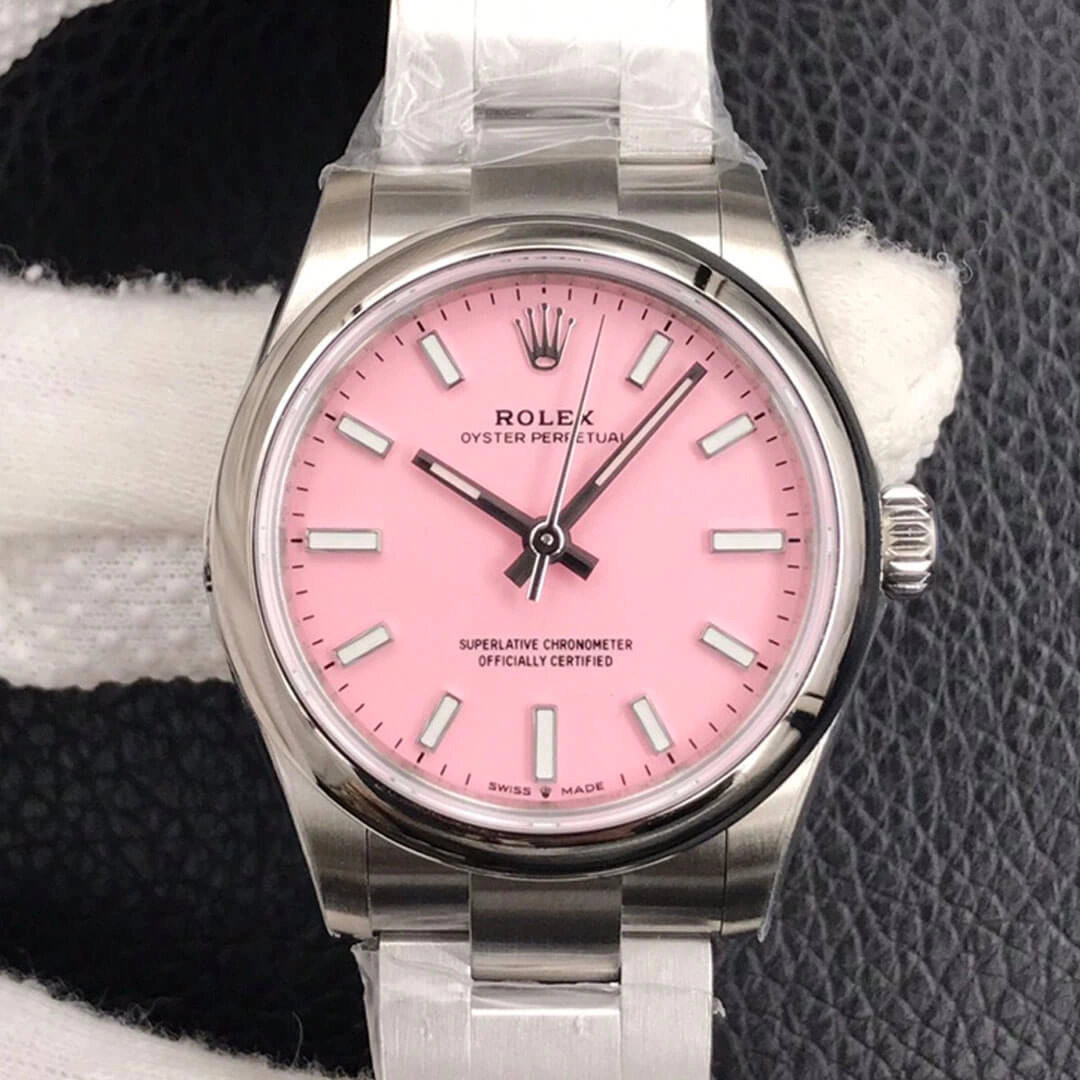 Rolex Oyster Perpetual M277200-0009 31MM EW Factory 1:1 Best Edition Replica Watch Pink Dial