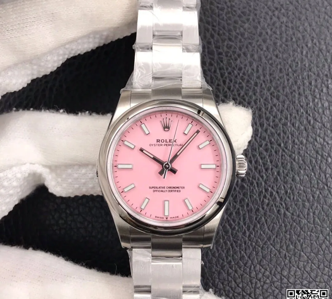Rolex Oyster Perpetual M277200-0009 31MM EW Factory 1:1 Best Edition Replica Watch Pink Dial