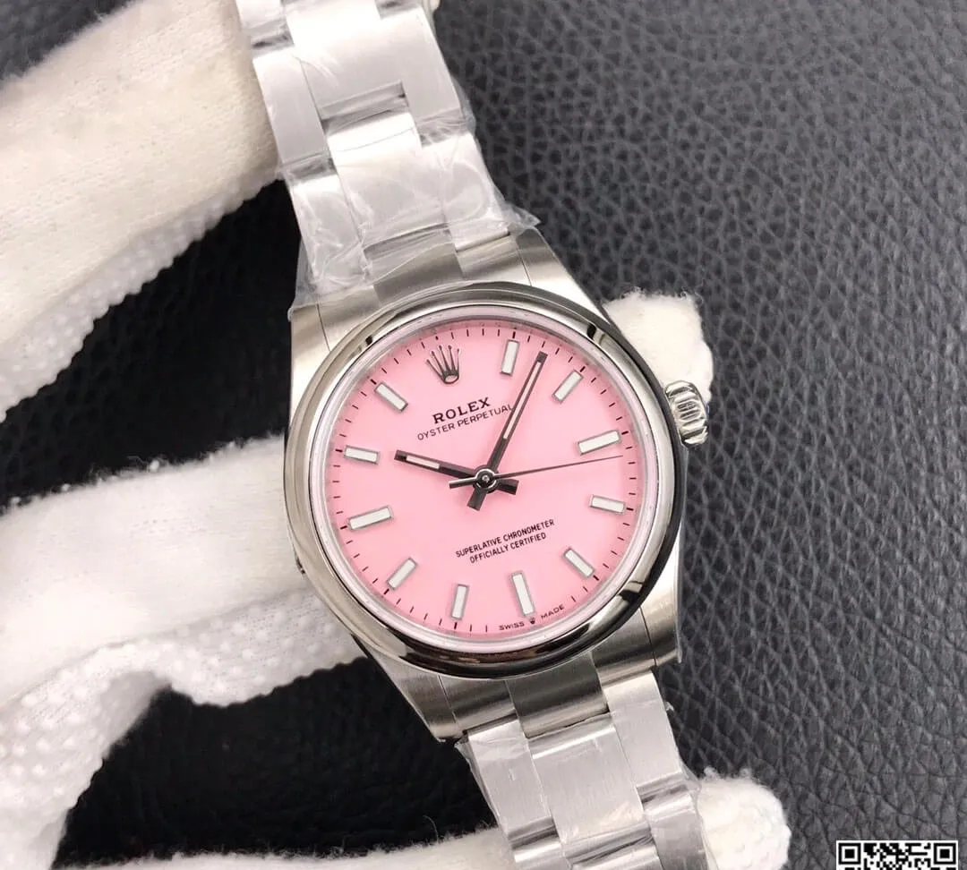 Rolex Oyster Perpetual M277200-0009 31MM EW Factory 1:1 Best Edition Replica Watch Pink Dial