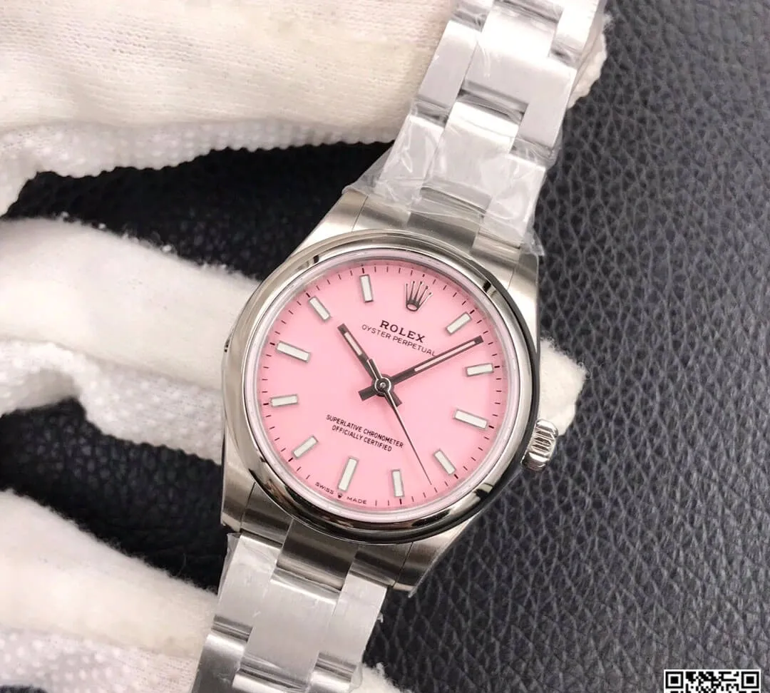 Rolex Oyster Perpetual M277200-0009 31MM EW Factory 1:1 Best Edition Replica Watch Pink Dial