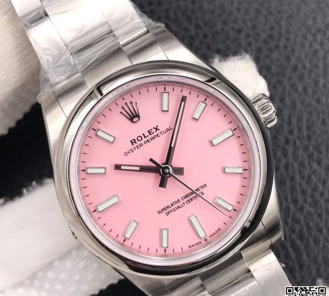 Rolex Oyster Perpetual M277200-0009 31MM EW Factory 1:1 Best Edition Replica Watch Pink Dial