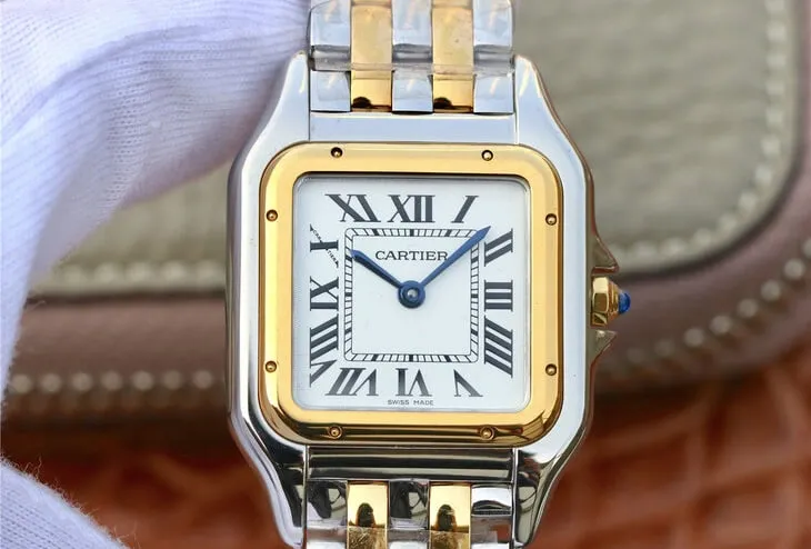Panthere De Cartier W2PN0007 27MM 8848 Factory 1:1 Best Edition Replica Watch Stainless Steel Strap