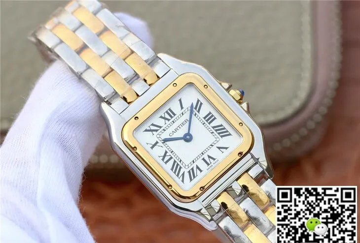 Panthere De Cartier W2PN0007 27MM 8848 Factory 1:1 Best Edition Replica Watch Stainless Steel Strap