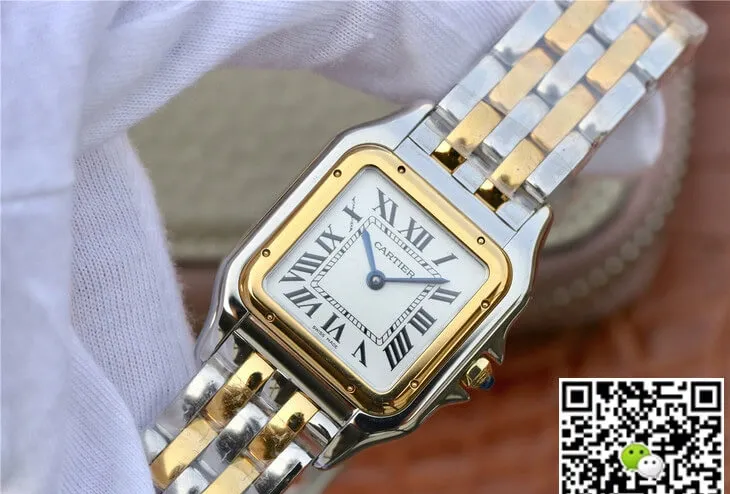 Panthere De Cartier W2PN0007 27MM 8848 Factory 1:1 Best Edition Replica Watch Stainless Steel Strap