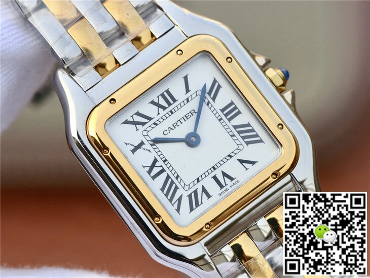Panthere De Cartier W2PN0007 27MM 8848 Factory 1:1 Best Edition Replica Watch Stainless Steel Strap