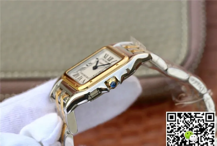 Panthere De Cartier W2PN0007 27MM 8848 Factory 1:1 Best Edition Replica Watch Stainless Steel Strap