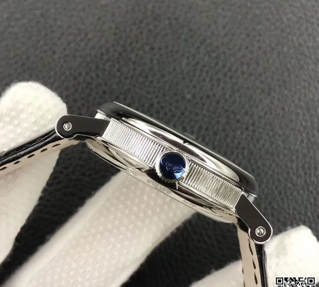Breguet Tradition 7097BB GY 9WU ZF Factory 1:1 Best Edition Replica Watch Blue Leather Strap