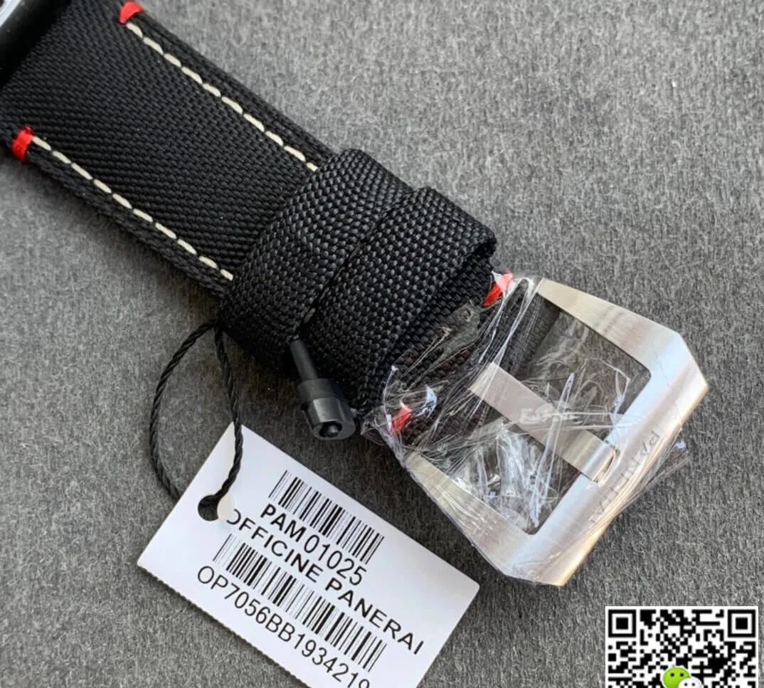 Panerai Luminor Marina PAM01025 VS Factory 1:1 Best Edition Replica Watch Black Strap