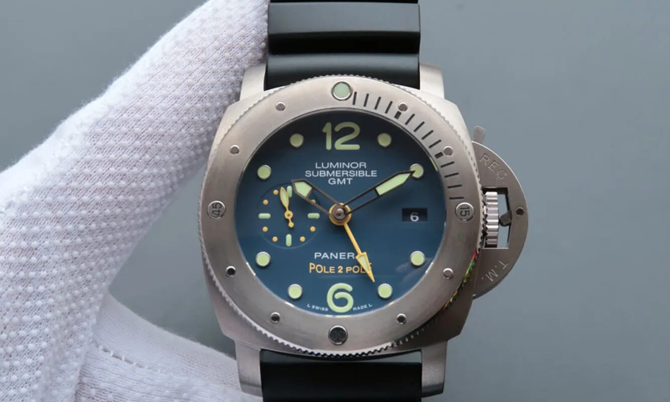 Panerai Luminor PAM00719 VS Factory 1:1 Best Edition Replica Watch Black Rubber Strap