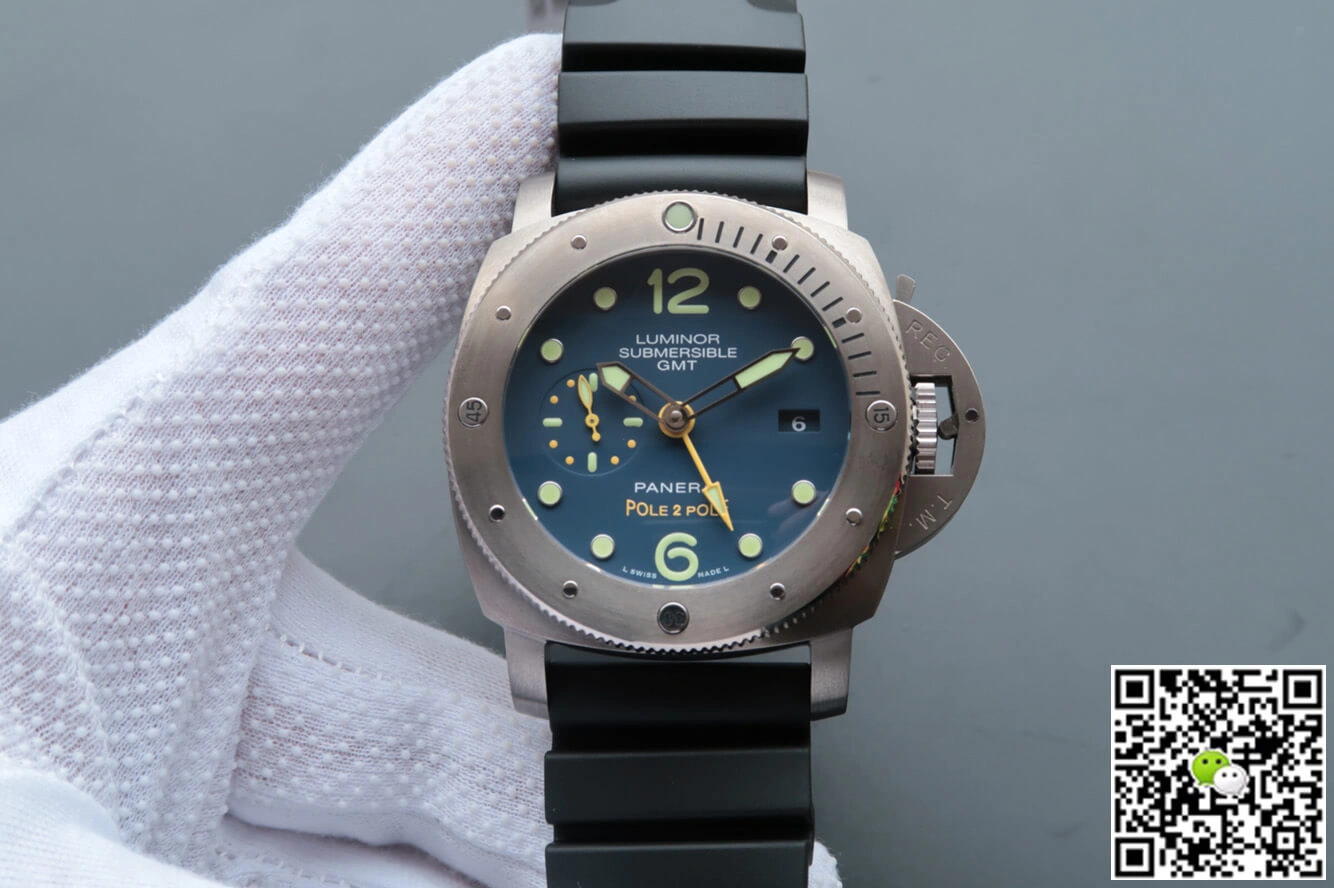 Panerai Luminor PAM00719 VS Factory 1:1 Best Edition Replica Watch Black Rubber Strap