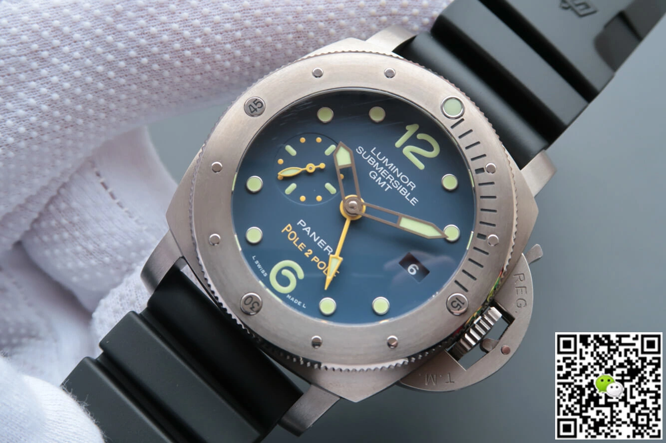 Panerai Luminor PAM00719 VS Factory 1:1 Best Edition Replica Watch Black Rubber Strap