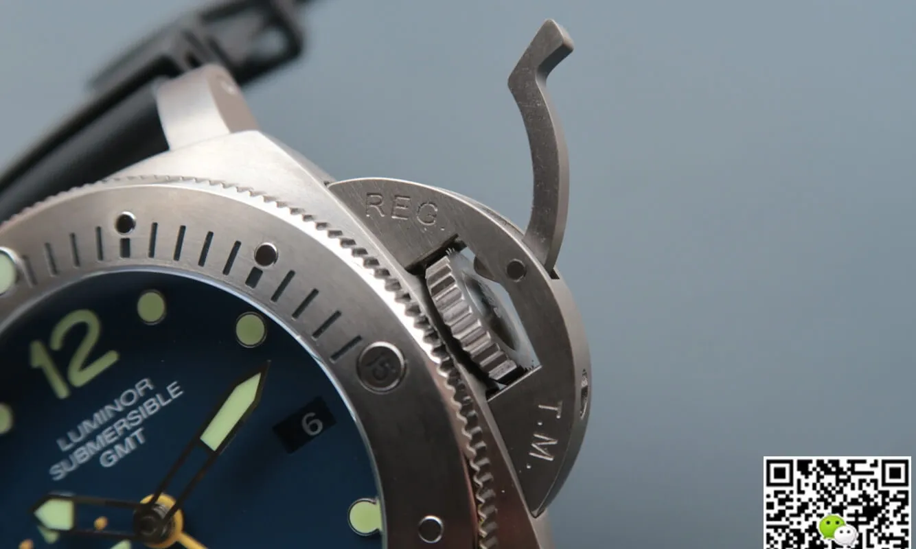 Panerai Luminor PAM00719 VS Factory 1:1 Best Edition Replica Watch Black Rubber Strap