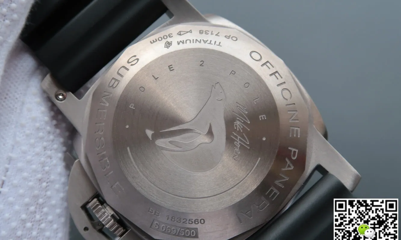 Panerai Luminor PAM00719 VS Factory 1:1 Best Edition Replica Watch Black Rubber Strap