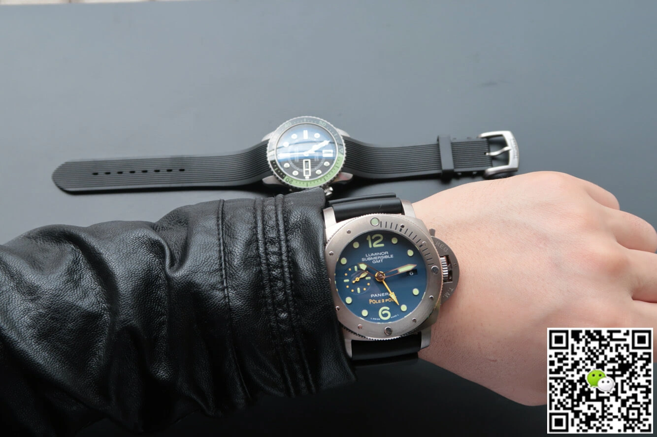 Panerai Luminor PAM00719 VS Factory 1:1 Best Edition Replica Watch Black Rubber Strap